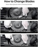 Eufy Robot Lawn Mower E15, Wire-Free, 800m² Coverage, Auto Mapping, Obstacle Avoidance, Edge Trimming, Blade Set