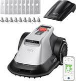 Eufy Robot Lawn Mower E15, Wire-Free, 800m² Coverage, Auto Mapping, Obstacle Avoidance, Edge Trimming, Blade Set