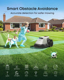 Eufy Robot Lawn Mower E15, Wire-Free, 800m² Coverage, Auto Mapping, Obstacle Avoidance, Edge Trimming, Blade Set